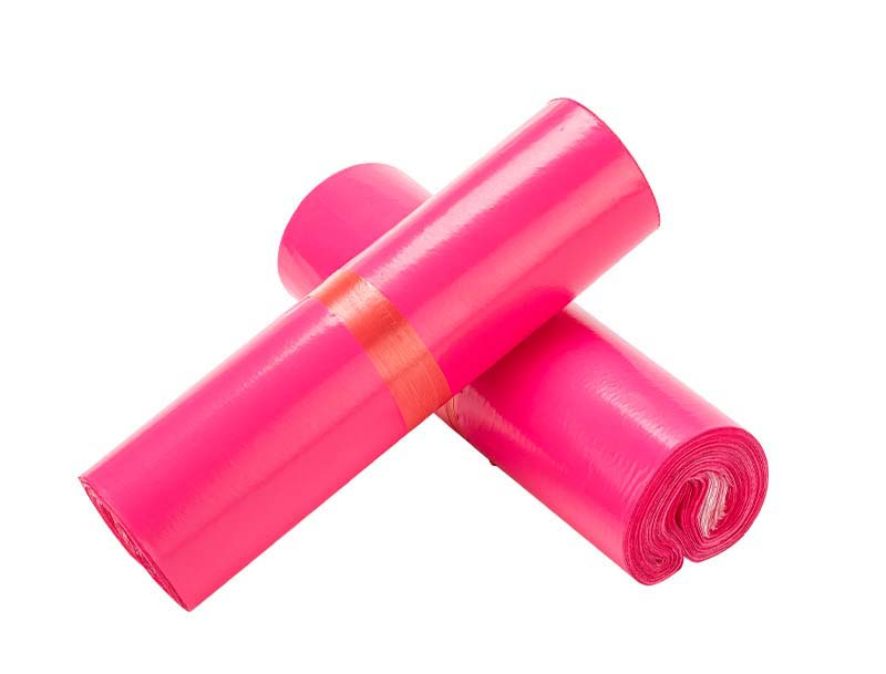 阿克陶玫红色快递袋-02